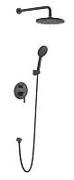 Душевая система VODA Vessel Black VSLB Set_3in1
