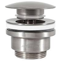Донный клапан для раковины Hansberge H107NK, никель