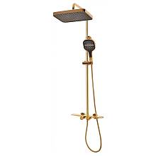 Душевая система с термостатом Hansberge H5055GO, золото