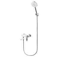 Смеситель для ванны Groсenberg GB8001WC, белый/хром