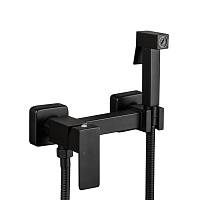 Гигиенический душ со смесителем FRAP F7504-6, черный