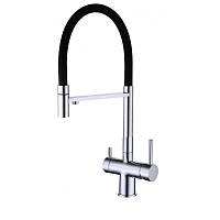 Смеситель для кухни с гибким изливом Grocenberg GB4099CR, хром