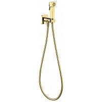 Смеситель встраиваемый с гигиеническим душем Grocenberg GB005GO, золото