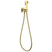 Смеситель встраиваемый с гигиеническим душем Grocenberg GB005GO, золото