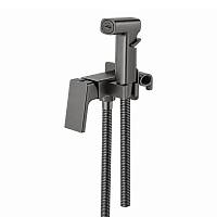 Гигиенический душ со смесителем Haiba HB55831-3, оружейная сталь