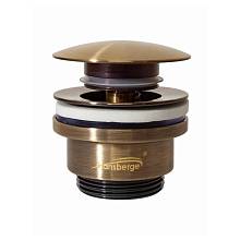 Донный клапан для раковины Hansberge H107BR, бронза