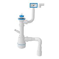 Сифон для кухонной мойки с переливом Nova NV1036