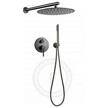 Душевая система встраиваемая FILARETE Roun FL1023BG, графит