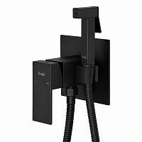 Гигиенический душ со смесителем FRAP F72802-6, черный