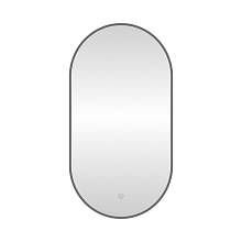 Зеркало с подсветкой LED Fixsen FX-3120F овальное 50х120 см, графит