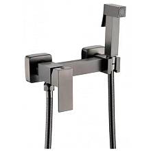 Смеситель с гигиеническим душем Grocenberg GB101N-BG, графит