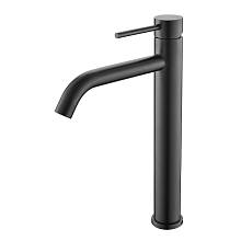 Смеситель для раковины высокий Voda VSL25GM, оружейная сталь