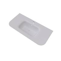 Раковина встраиваемая Knotlor ОБЛАКО FWB211000WY, матовый белый, 100 см