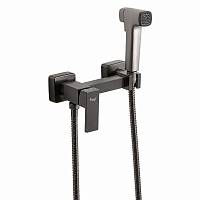 Гигиенический душ со смесителем FRAP F7591-9, оружейная сталь