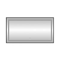 Зеркало с подсветкой LED Fixsen FX-2090B прямоугольное 90х70 см, черное