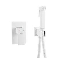 Гигиенический душ со смесителем Rose R2805C, белый