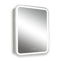 Зеркало-шкаф Silver Mirrors Фиджи 50 - 4.2 правый (часы, ТХ, сенсорный выключатель)