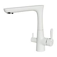 Смеситель для кухни с подключением фильтра GranFest 3223, иней