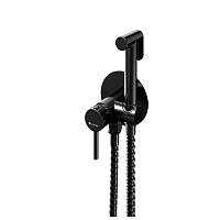 Гигиенический душ со смесителем встраиваемый Knotlor FHS01C1BL, черный