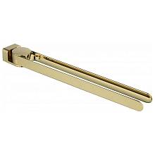 Полотенцедержатель двойной Grocenberg AC0055GO, золото