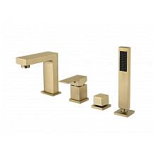 Смеситель на борт ванны Groсenberg GB6008-1MG, матовое золото