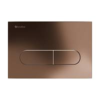 Клавиша смыва KNOTLOR BIS101RB, бронза