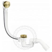 Слив-перелив (полуавтомат, 80 см.) FILARETE FL80MG, матовое золото