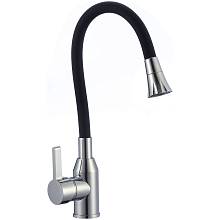 Смеситель для кухни с гибким изливом и режимом душ Fmark FS8277A-01, хром