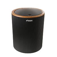 Ведро для мусора FIXSEN BLACK BOOM FX-411-6, черный/коричневый