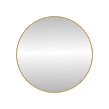 Зеркало с подсветкой LED Fixsen FX-1060G круглое 60х60 см, золотой сатин