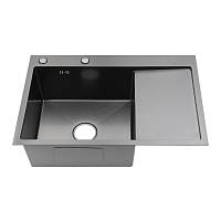 Мойка для кухни Fmark FSC7550Q-L, графит