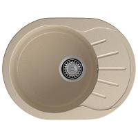 Кухонная мойка GranFest RONDO 580L, кашемир