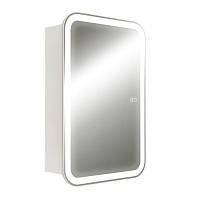 Зеркало-шкаф Silver Mirrors Фиджи - 2 Flip 50 (подогрев, сенсорный выключатель)