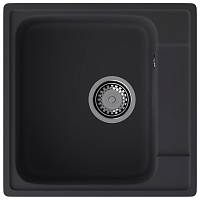 Кухонная мойка GranFest QUARZ 48, черный