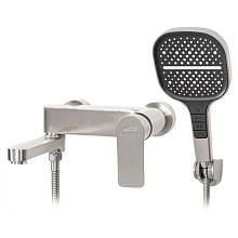 Смеситель для ванны Hansberge H4010NK, никель