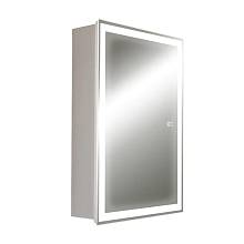 Зеркало-шкаф Silver Mirrors Киото - 2 Flip 50 (подогрев, сенсорный выключатель)