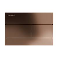 Клавиша смыва KNOTLOR BIS103RB, бронза