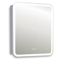 Зеркало-шкаф Silver Mirrors Фиджи 70 - 3.2 правый (часы, ТХ, подогрев, сенсорный выкл)