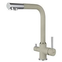 Смеситель для кухни с подключением фильтра GranFest 3611, топаз