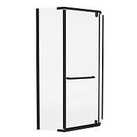 Душевой уголок Knotlor FCD090CG0BL 5-тиугольный 90х90х200, черный