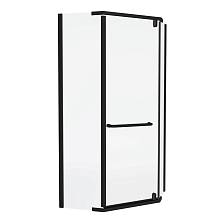 Душевой уголок Knotlor FCD090CG0BL 5-тиугольный 90х90х200, черный