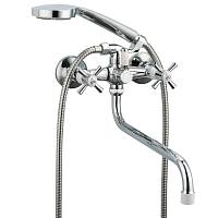 Смеситель для ванны FRUD R22118-7, хром;белый