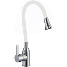 Смеситель для кухни с гибким изливом и режимом душ Fmark FS8277A-02, хром