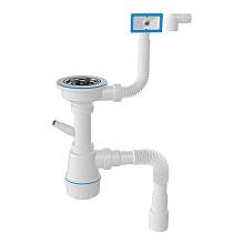 Сифон для кухонной мойки с переливом Nova NV1047