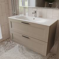 Тумба с раковиной подвесная (100см) Terminus Classik CLA101002200501O, капучино