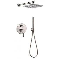 Душевая система встраиваемая (без излива) Grocenberg GB5099NK-3, никель