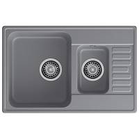 Кухонная мойка GranFest QUARZ 21К, темно-серый