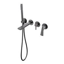 Смеситель для ванны встраиваемый Raglo R07.32.09, графит