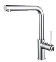 Rivelato Смеситель для кухни Albano Г-обр.с выдвижной лейкой D-35мм cromo арт.