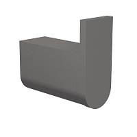 Крючок для ванной комнаты Knotlor RH102GM, оружейная сталь